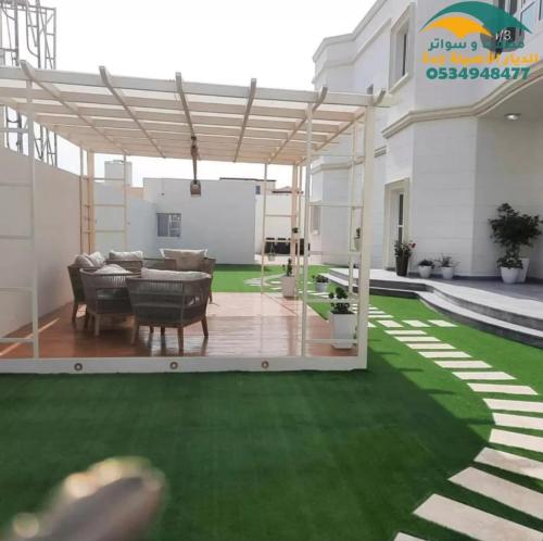 ديكورات مظلات حدائق وجلسات خارجية في جدة