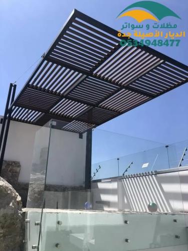 ديكورات مظلات حدائق وجلسات خارجية في جدة
