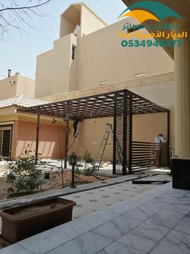 ديكورات مظلات حدائق وجلسات خارجية في جدة