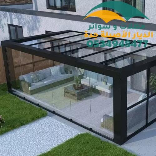 ديكورات مظلات حدائق وجلسات خارجية في جدة